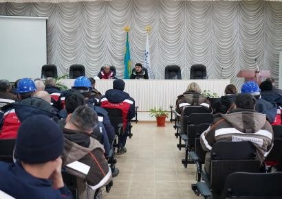 Генеральный директор ТОО «Магистральный Водовод» встретился с коллективом головной водонасосной станции «Кигач»